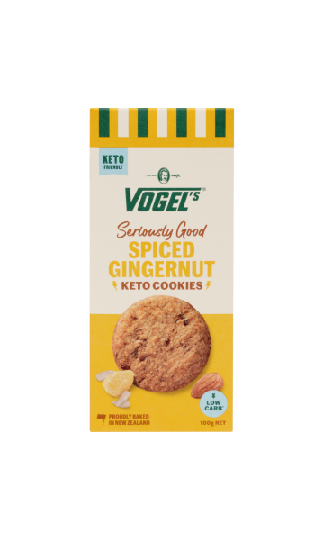 Seriously Good Spiced Gingernut Keto Cookies